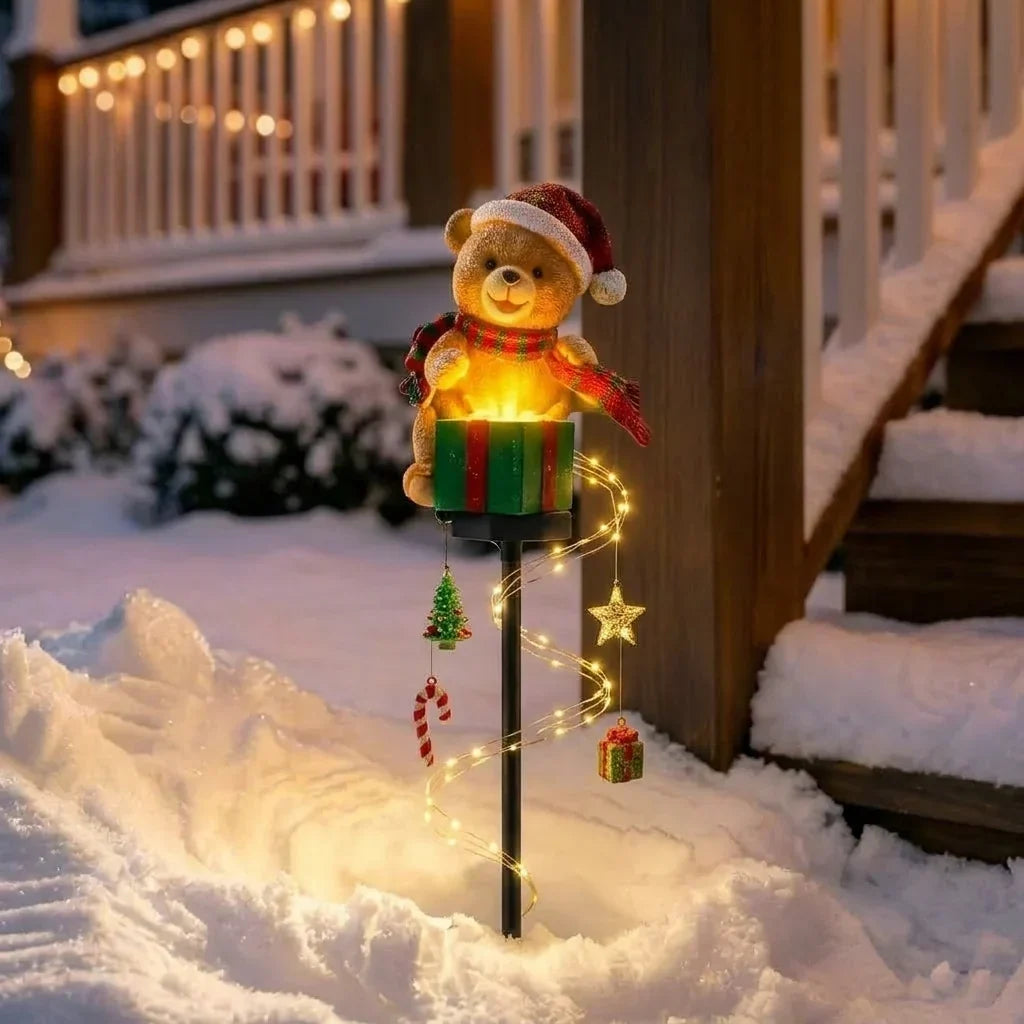Solarglow - Solar-Weihnachtsdekoration mit LED-Licht für den Außenbereich