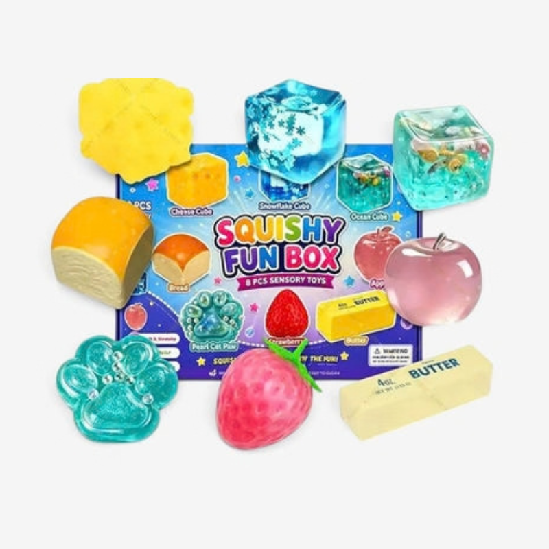 FoamJoy - Adventskalender mit 24 Squishy-Spielzeugen
