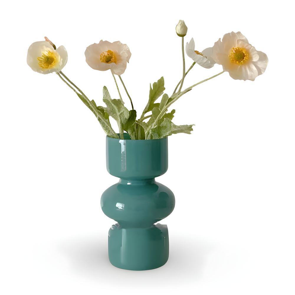 Vielseitige Nordic Glasvasen in verschiedenen Farben für stilvolle Dekoration