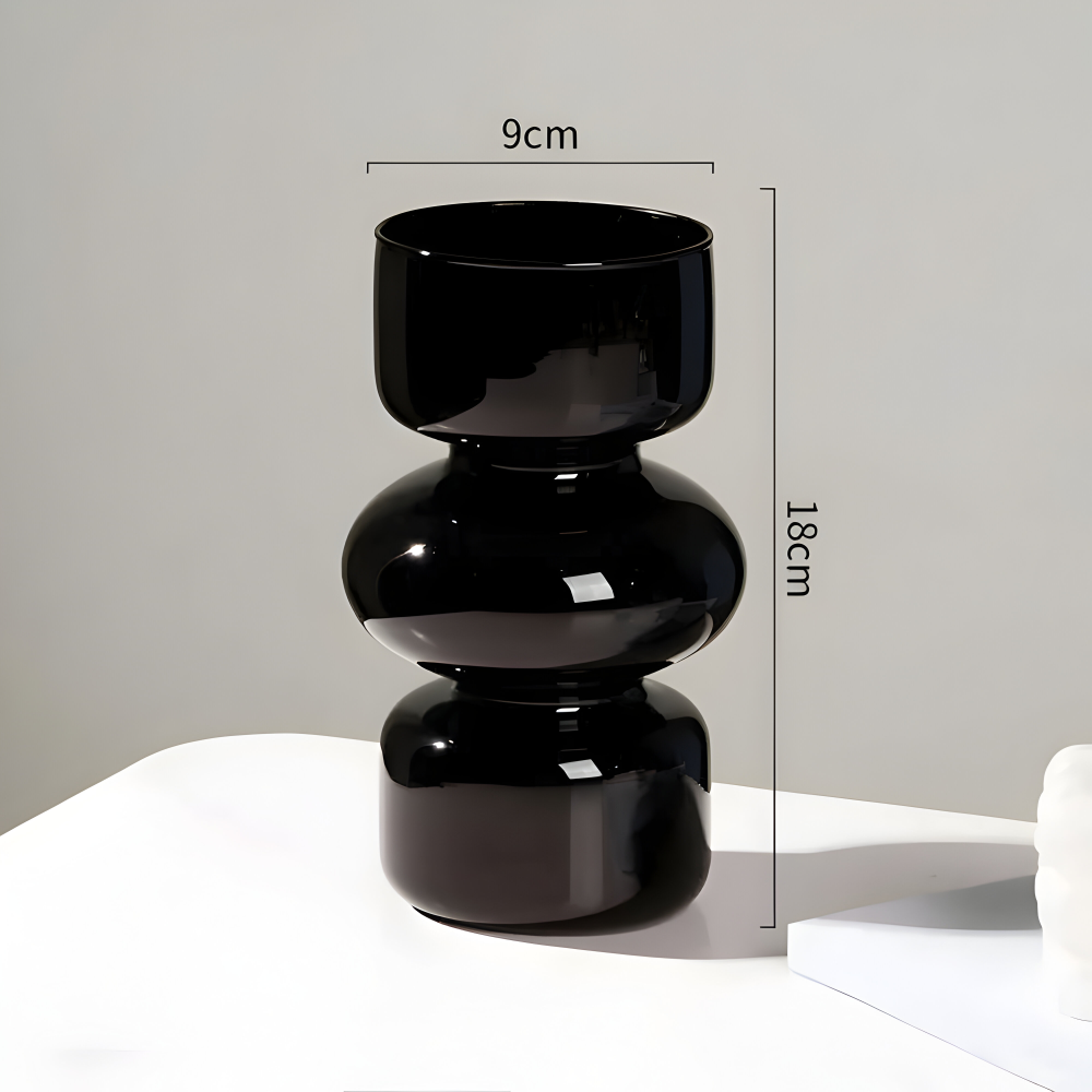 Vielseitige Nordic Glasvasen in verschiedenen Farben für stilvolle Dekoration