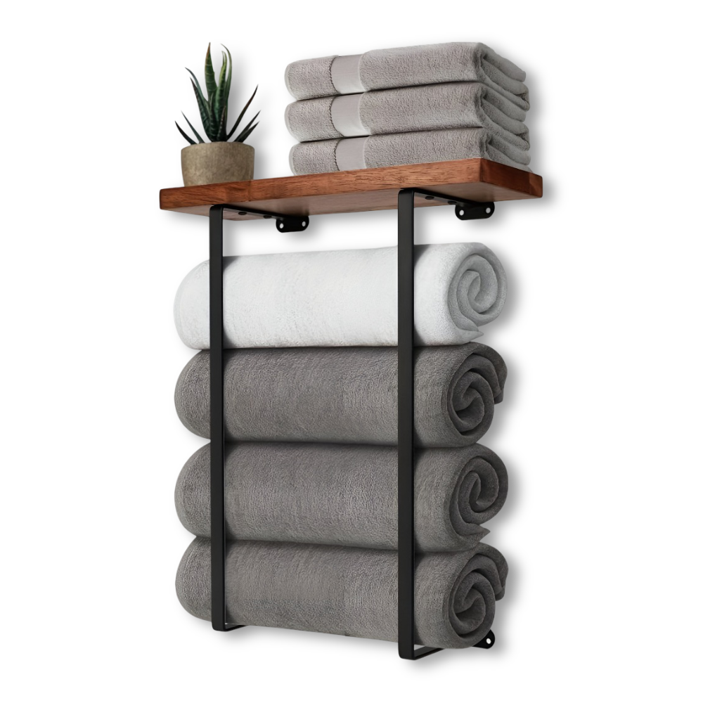 Wandmontierter - DoppeHandtuchhalter Wandmontage doppelte