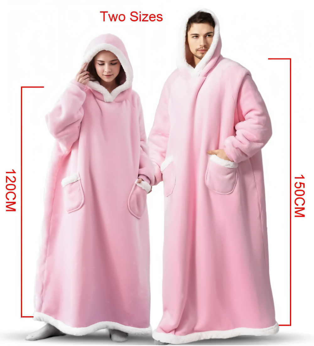 WarmWrap - Hoodie Blanket Kapuzendecke Oversize mit Tasche