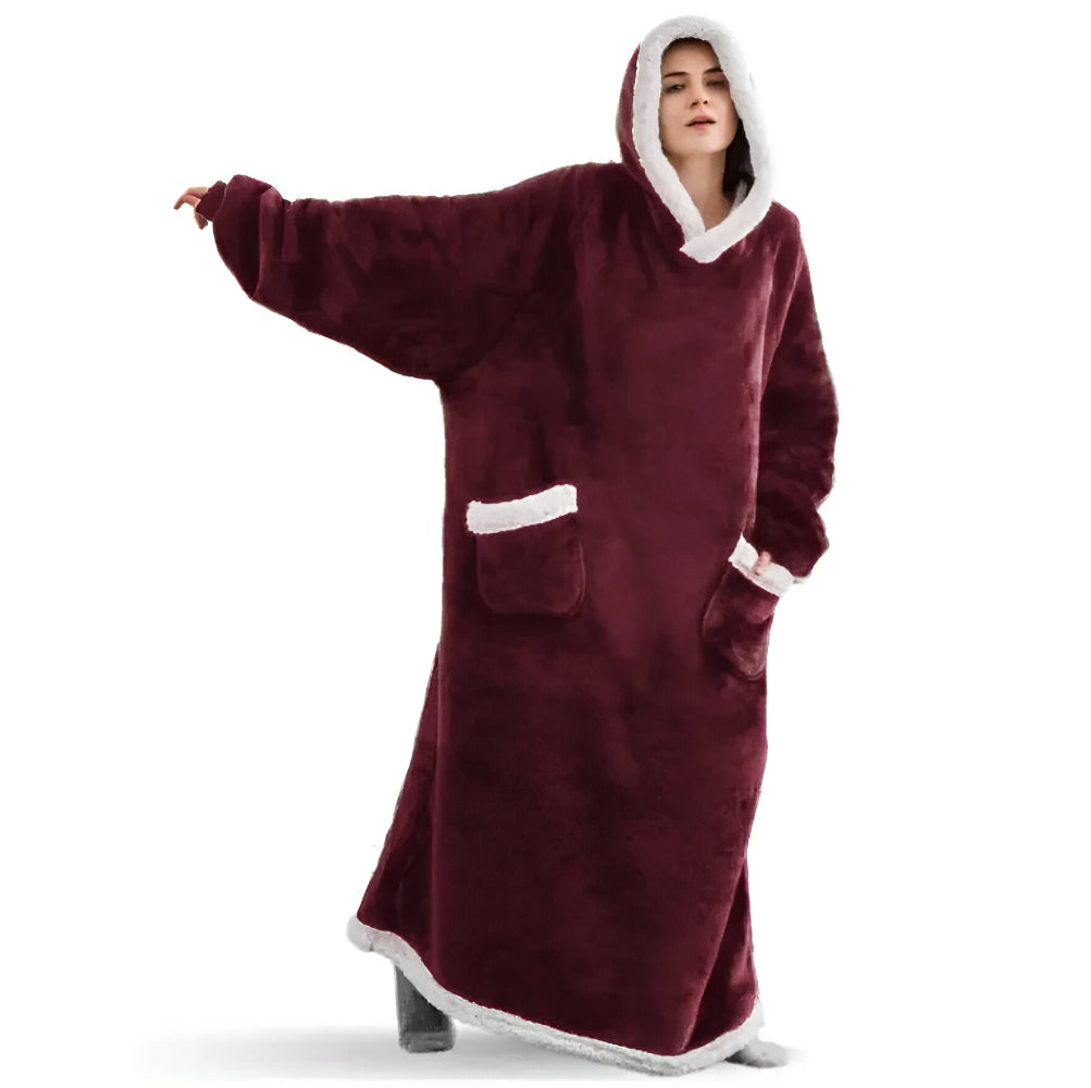WarmWrap - Hoodie Blanket Kapuzendecke Oversize mit Tasche