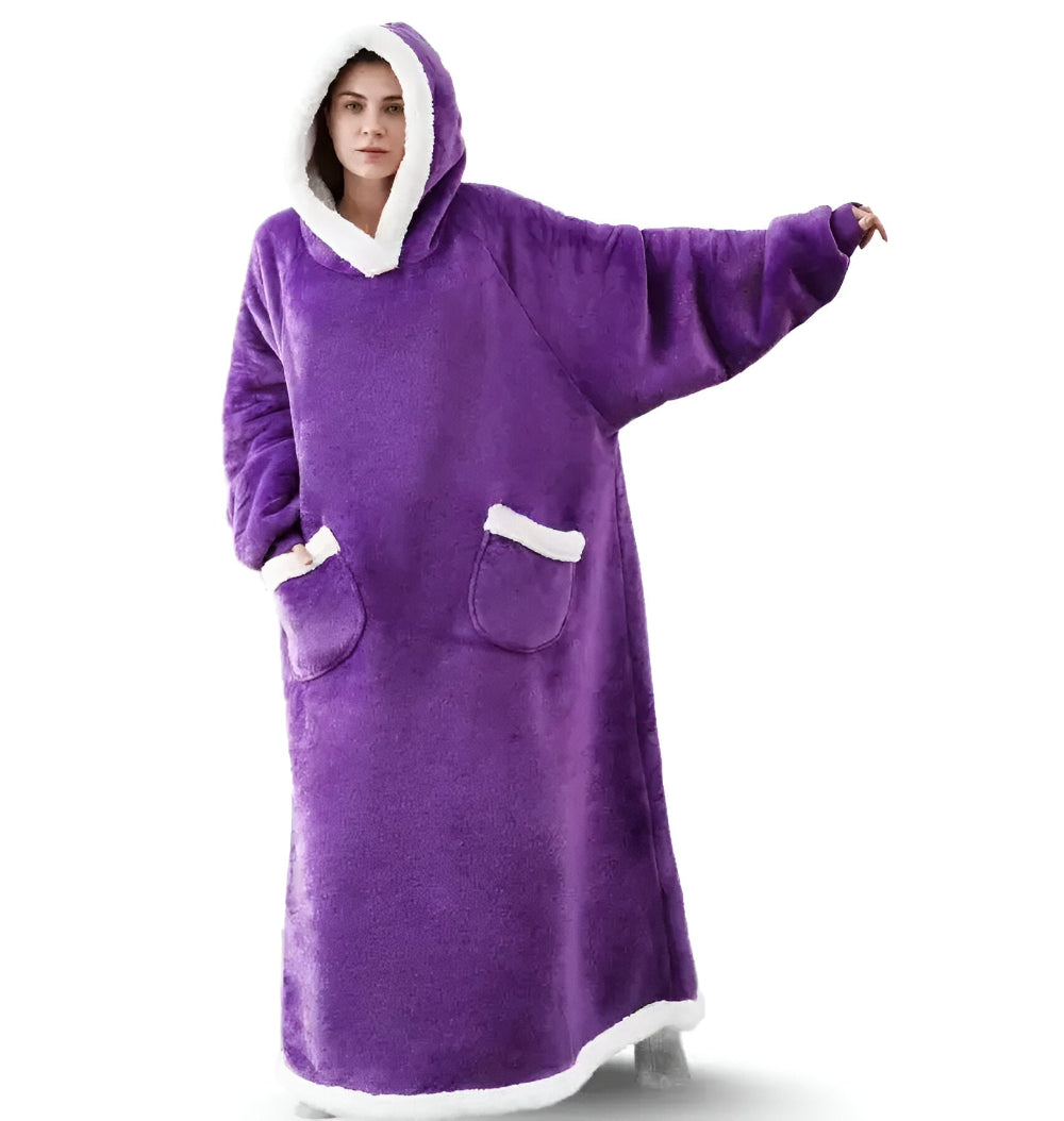 WarmWrap - Hoodie Blanket Kapuzendecke Oversize mit Tasche