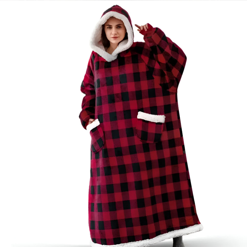 WarmWrap - Hoodie Blanket Kapuzendecke Oversize mit Tasche
