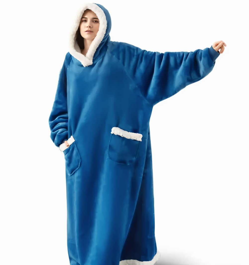 WarmWrap - Hoodie Blanket Kapuzendecke Oversize mit Tasche