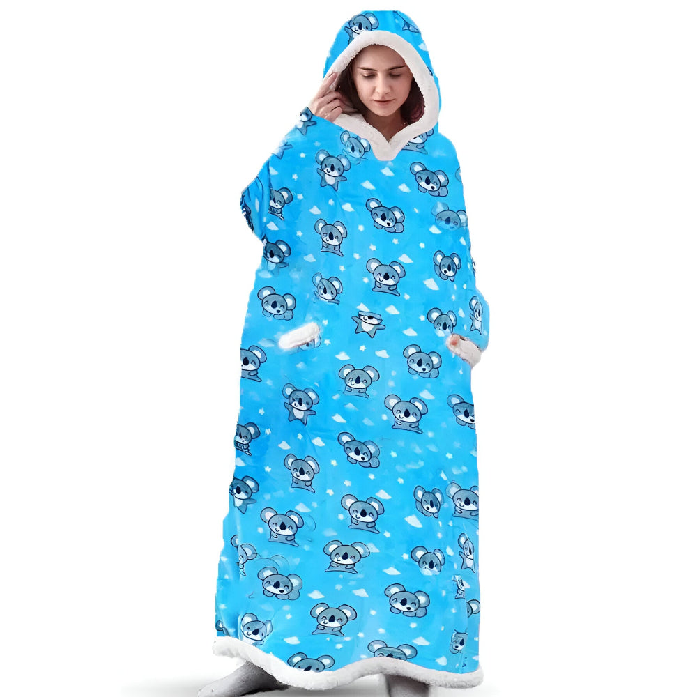 WarmWrap - Hoodie Blanket Kapuzendecke Oversize mit Tasche