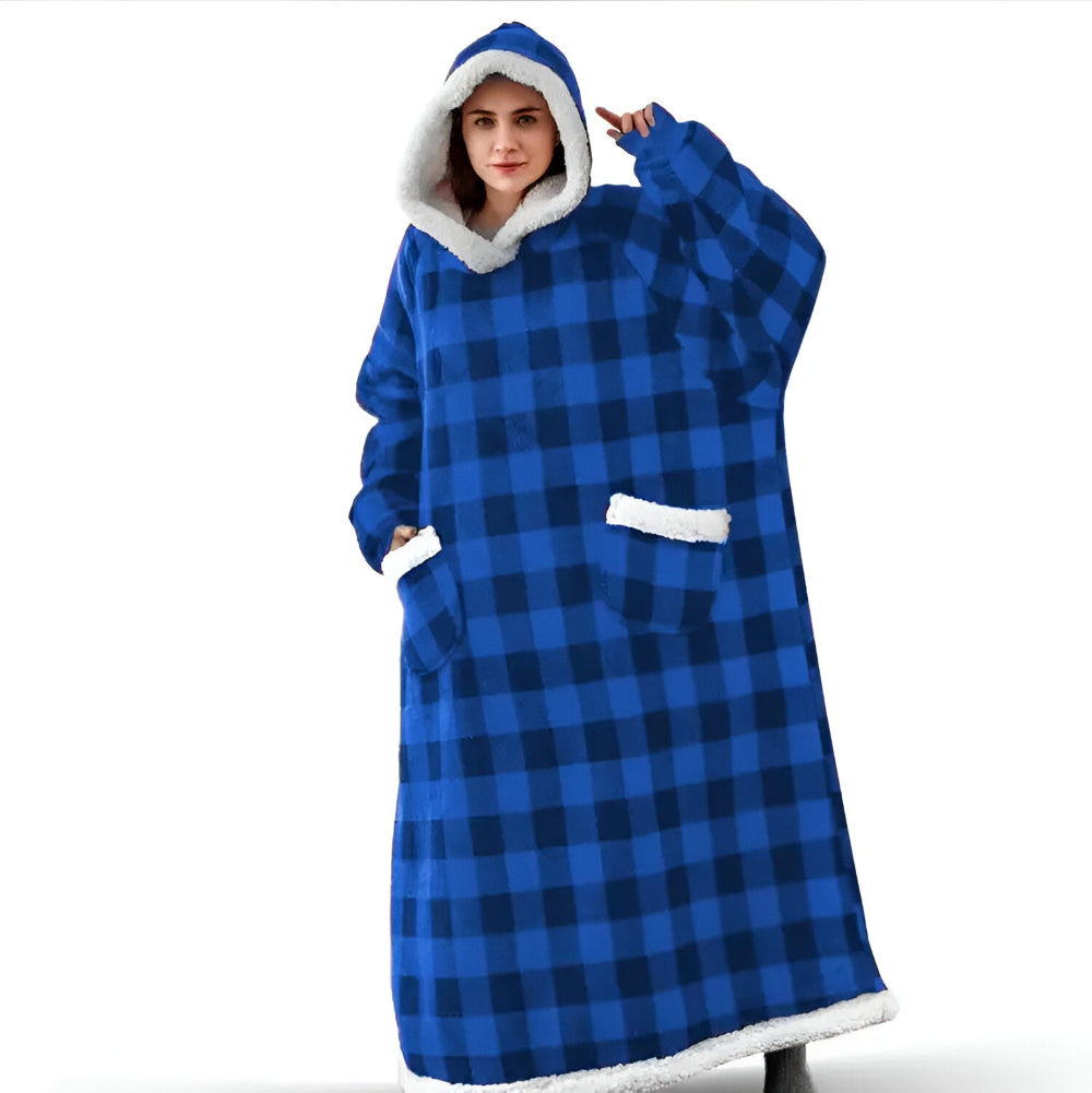 WarmWrap - Hoodie Blanket Kapuzendecke Oversize mit Tasche