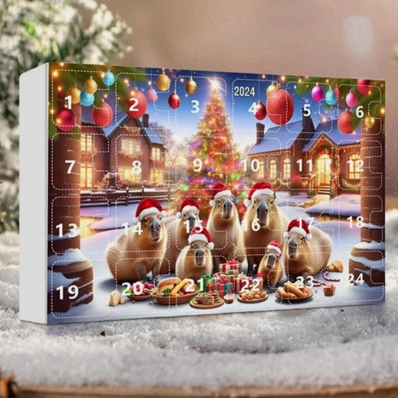 CapiNest - Adventskalender mit Capybara-Figuren