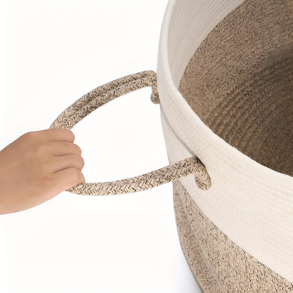 Aufbewahrungskorb - XL 51x34 cm aus geflochtenem Polyester