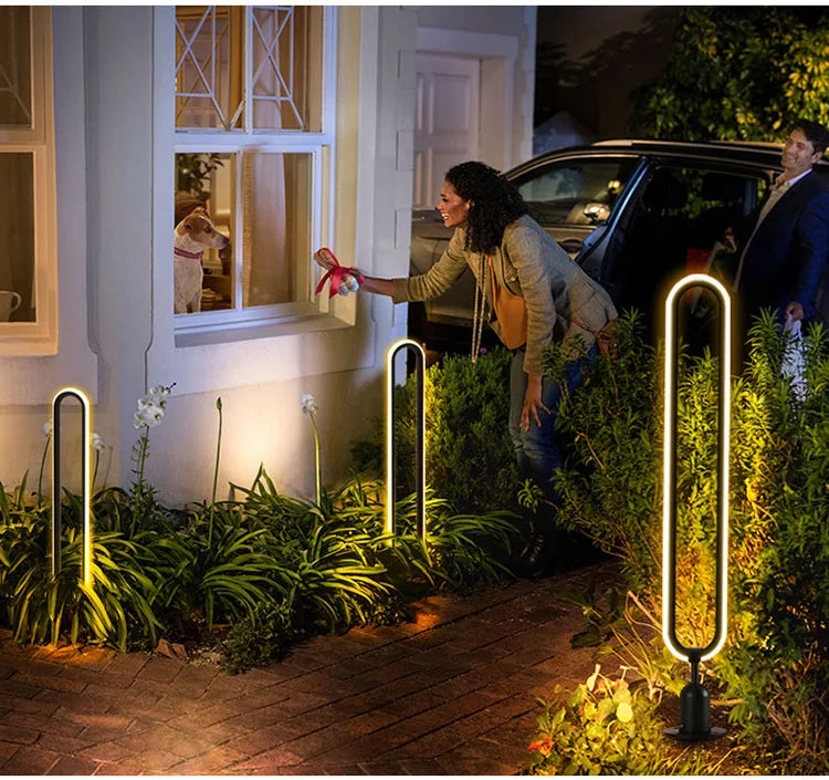 Pathlux - Runde LED-Gartenleuchte IP65 aus Edelstahl