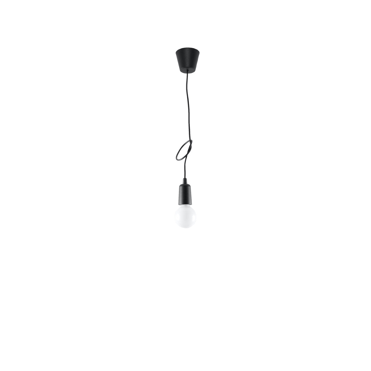 Minimalistische - schwarze Pendelleuchte