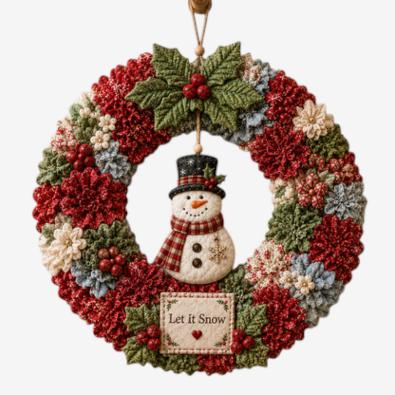 Kranvella – 3D-DIY-Set für Weihnachtskranz aus Stoff