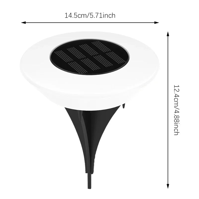 SOLAR360 - LED-Bodenstrahler, Warmweiß