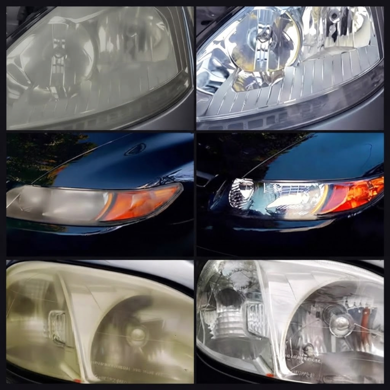 LinsenGlanz - Scheinwerfer-Polierpaste für Fahrzeugoberflächen