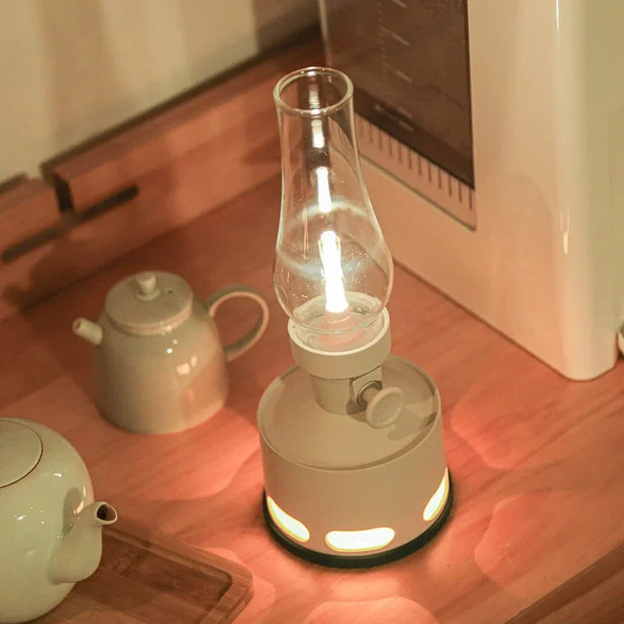 Nestor - Vintage LED-Laterne aus Aluminium & Glas