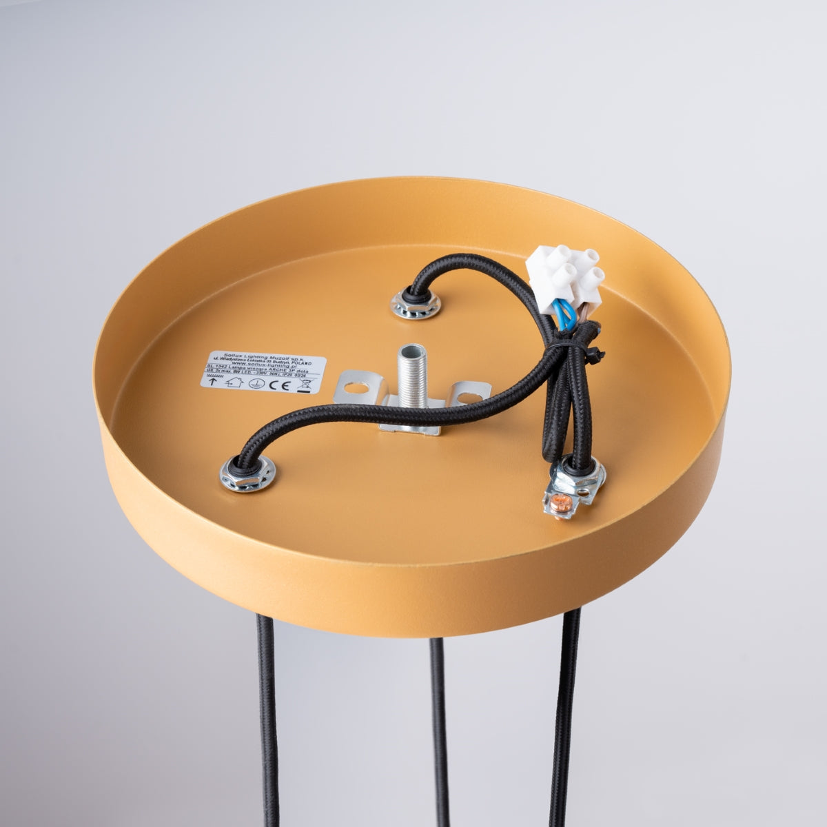 ARCHE - 3P Gold-Pendelleuchte