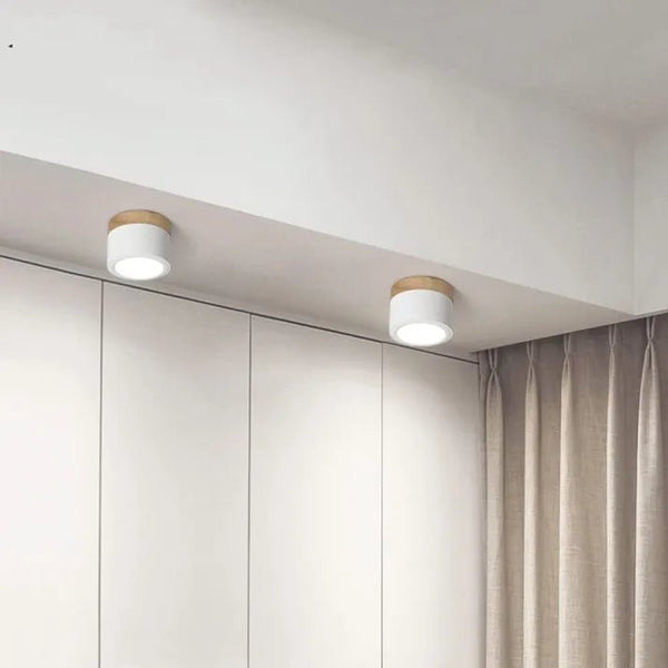 Nordische - LED-Deckenleuchte im Zylinderdesign für Flur