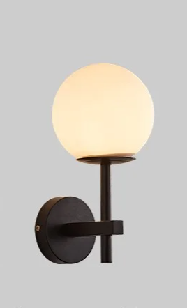 Parietta - LED-Wandleuchte mit Glaskugel