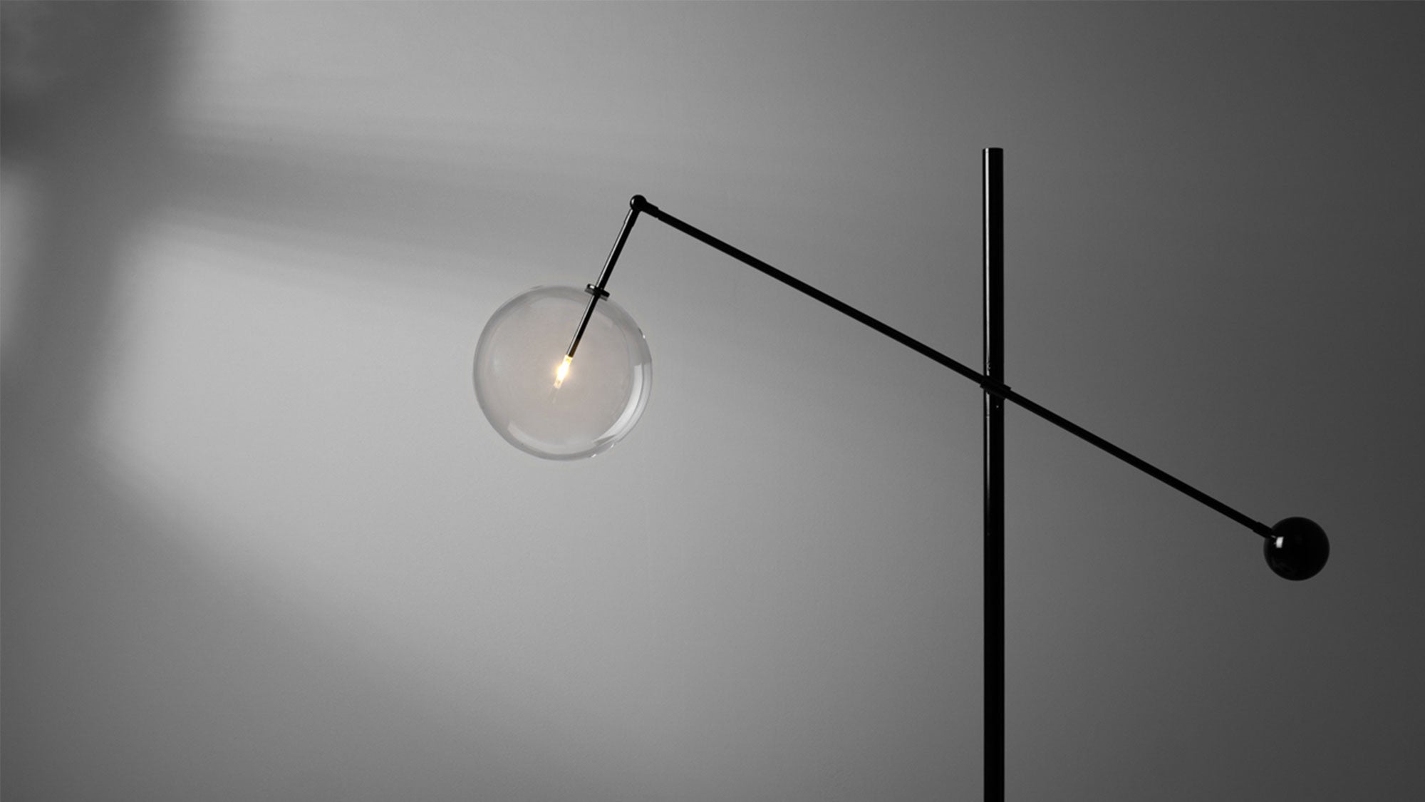 Metall/Glas - Designer-Tischleuchte, Metall/Glas