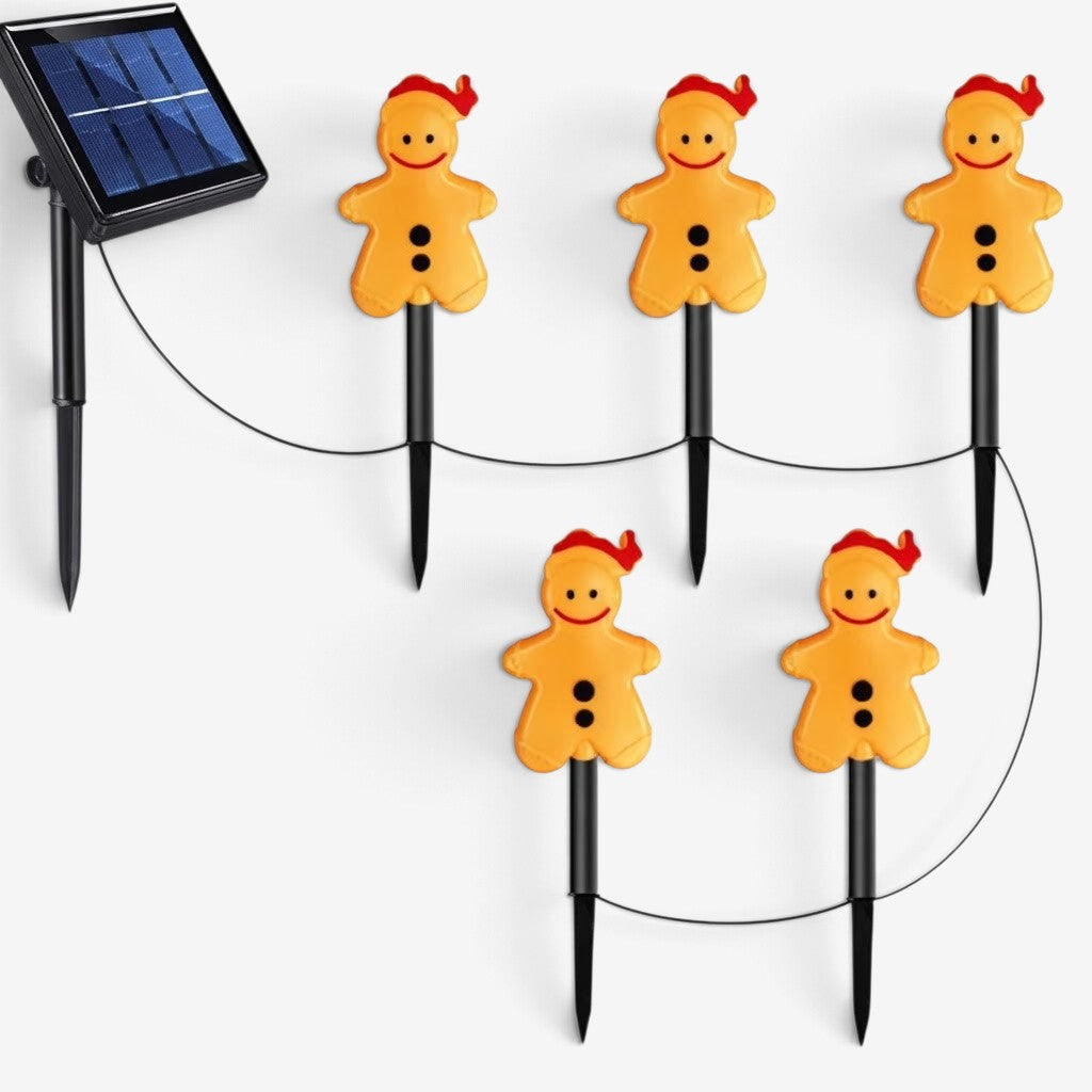 GingerBeam - LED Gartenstecker mit Lebkuchendesign