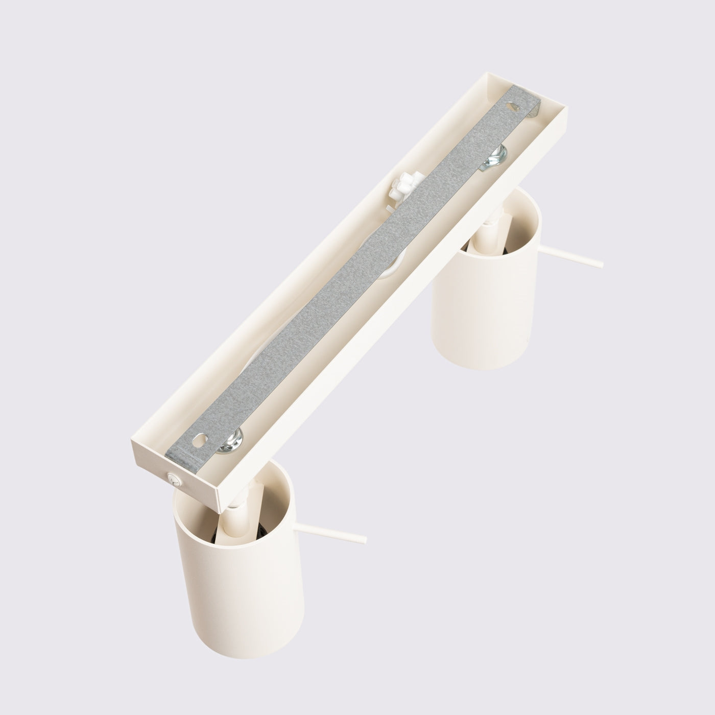 Sparka - Deckenleuchte 2-flammig Beige mit verstellbaren