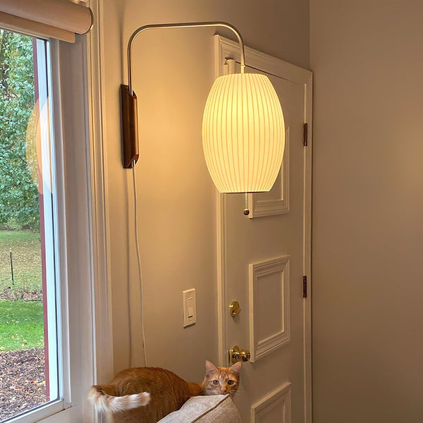 Luzana - Wandleuchte im Mid-Century-Stil fürs Schlafzimmer