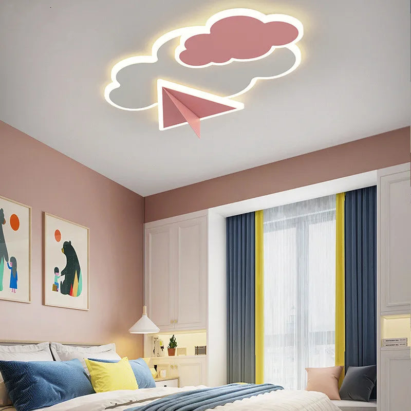 Astronaut - Kinderzimmer-Deckenleuchte Astronaut & Wolken