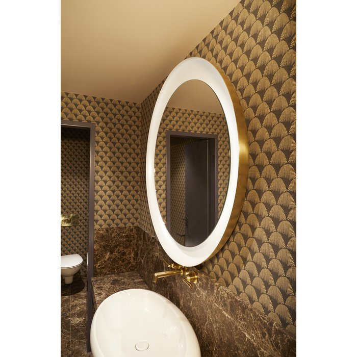 Flanca - LED-Kristallspiegel mit Ø110 cm Beleuchtung