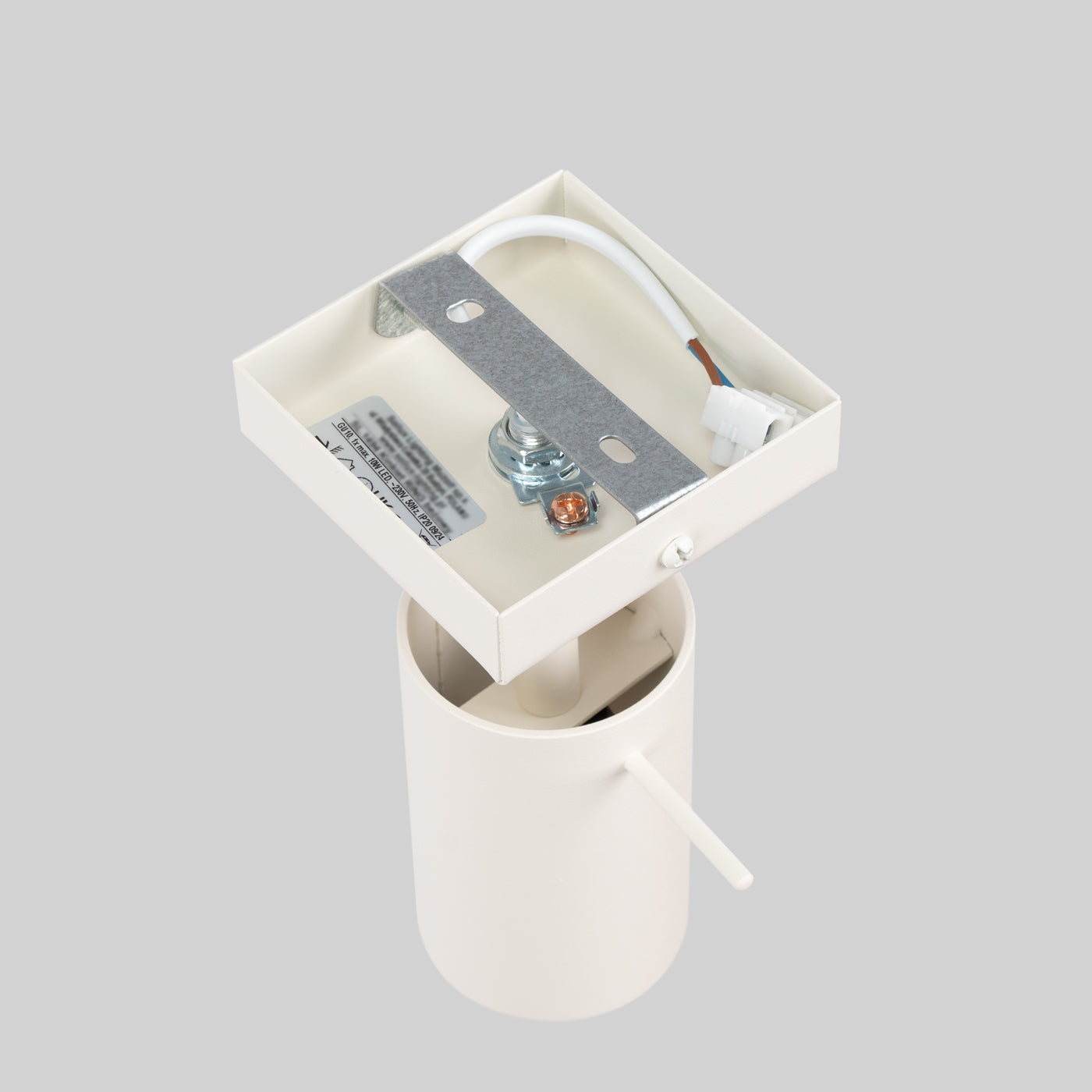 Ring - Wandleuchte Ring Beige aus Stahl