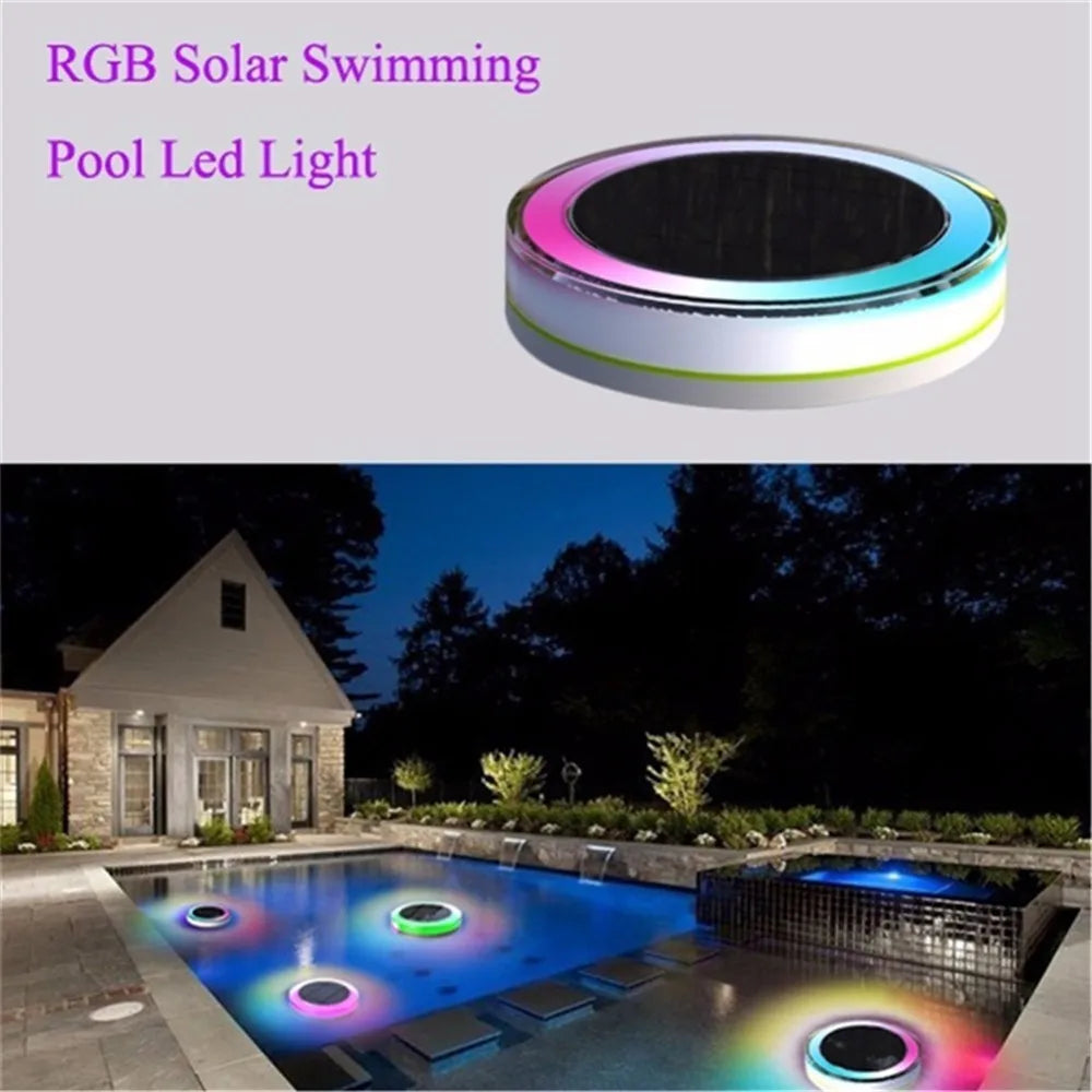 Harmona - Solarbetriebene, schwimmende RGB-Poolleuchte mit