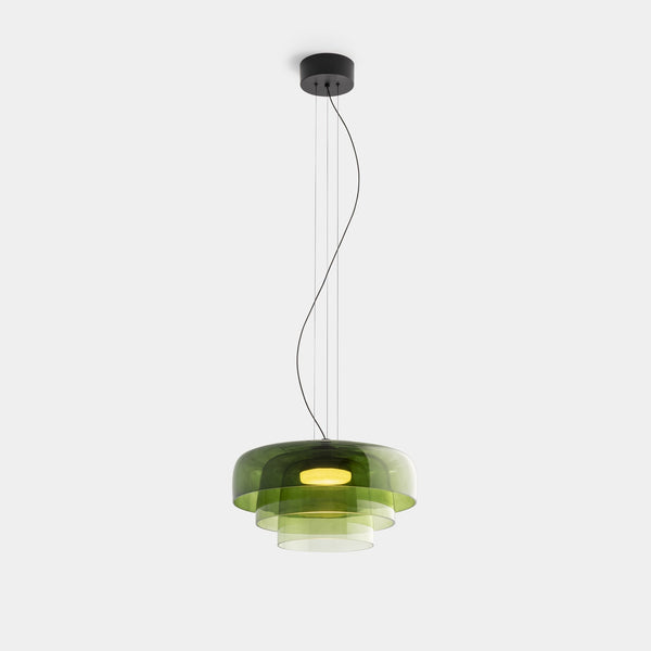 Aurela - Moderne Pendelleuchte aus norwegischem Glas