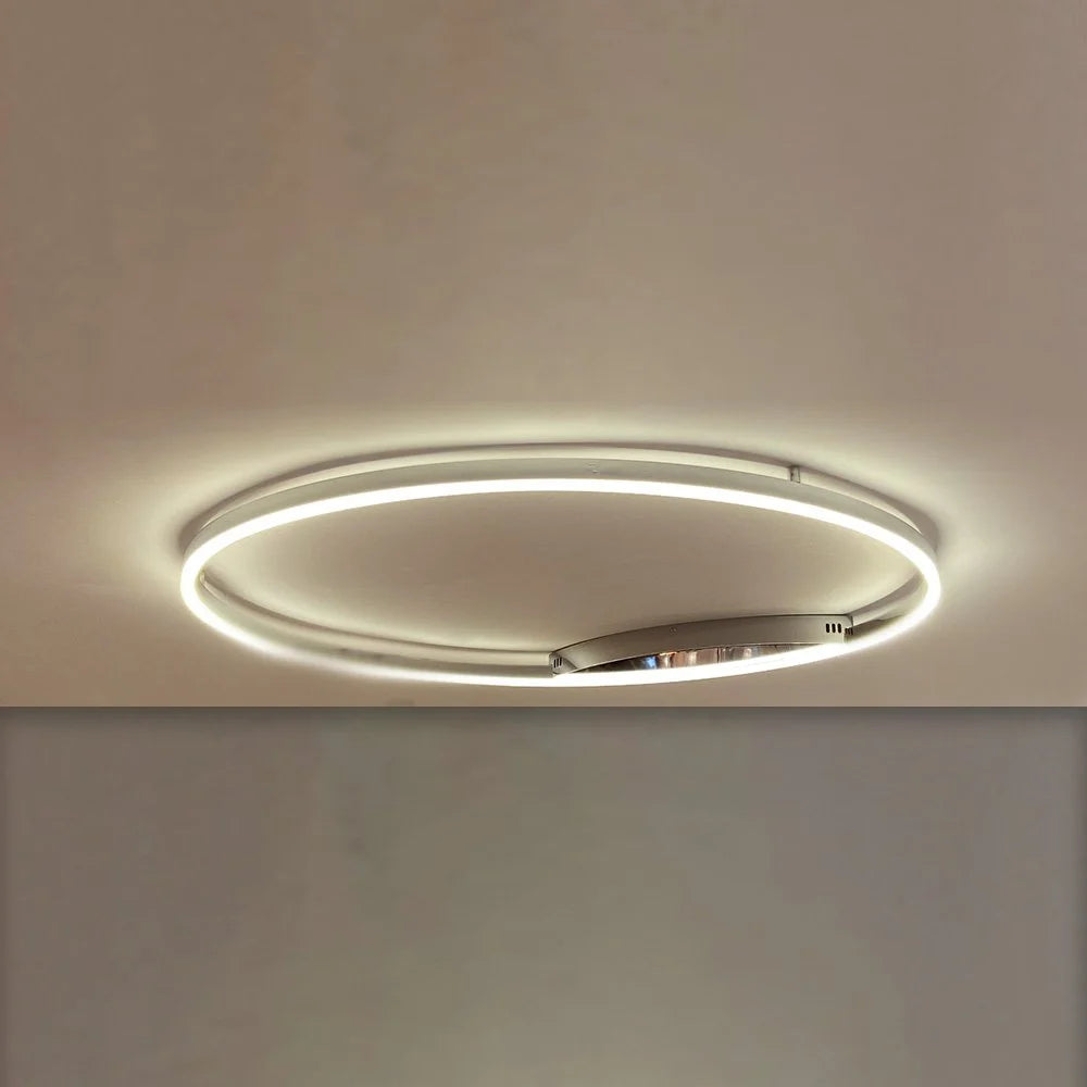 Skapetze - LED Ring 100 Wand- und Deckenleuchte, Chrom