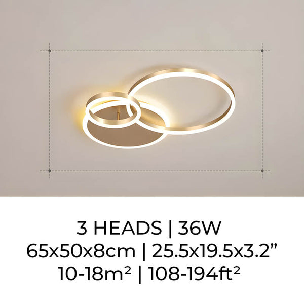 Zenita - LED-Deckenleuchte aus Aluminium