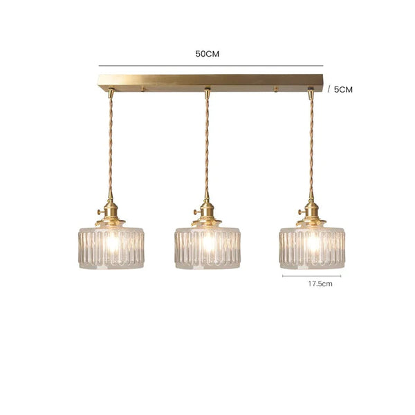 Nimbus - Vintage Kristall-Pendelleuchte für Esszimmer,