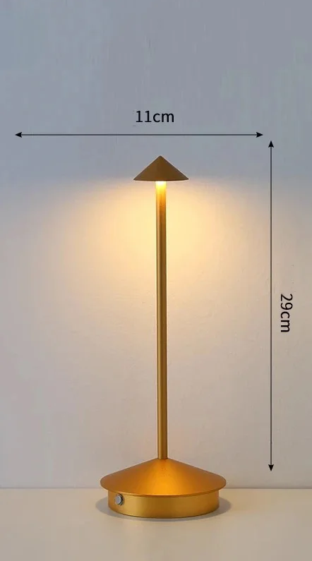Mesalux - Kabellose, wiederaufladbare LED-Tischleuchte