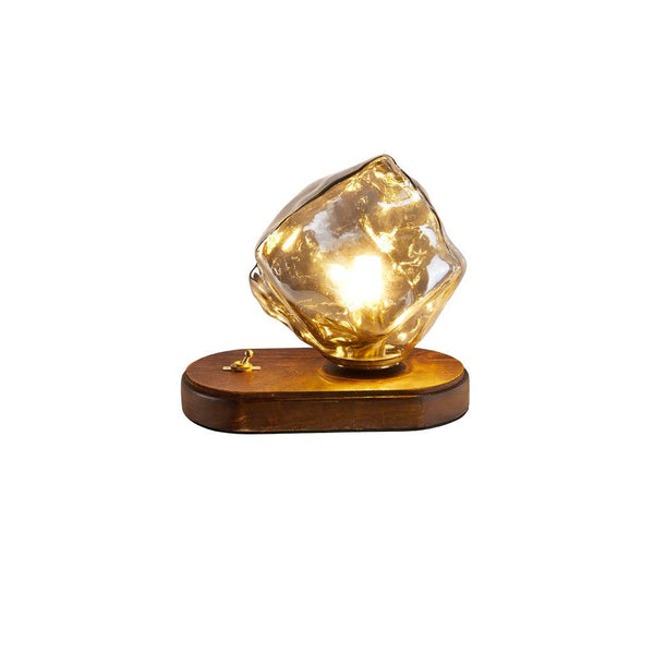 Studio - Glas Tischlampe Ice Stone Design