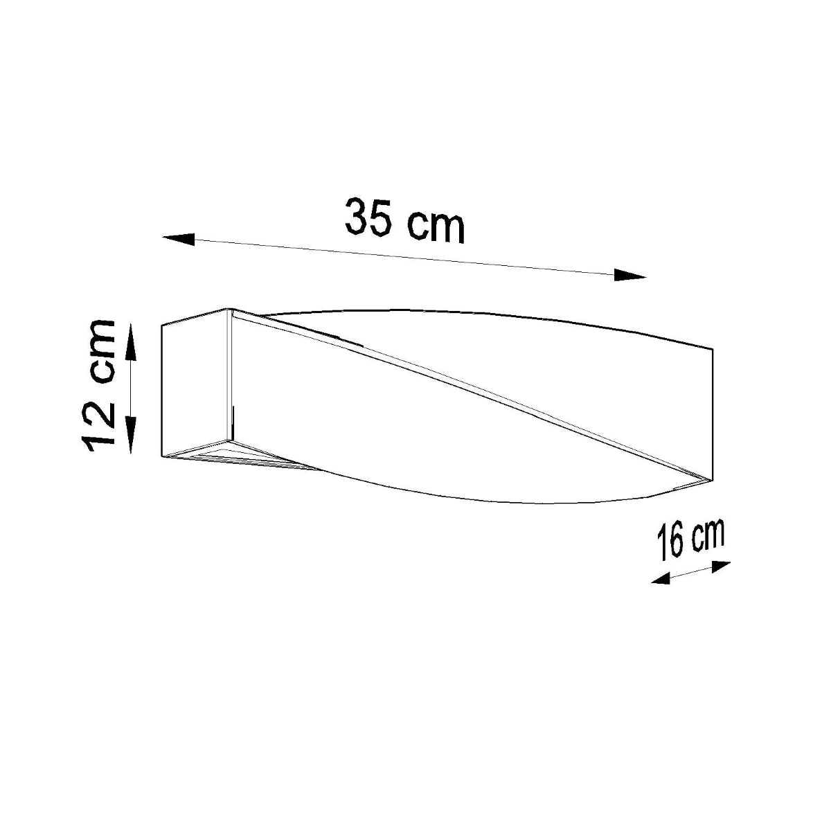 SIGMA - MINI Keramik-Wandleuchte, mattweiß