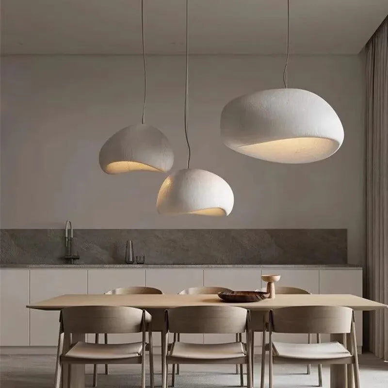 Zenita - Wabi-Sabi LED-Pendelleuchte aus Polystyrol