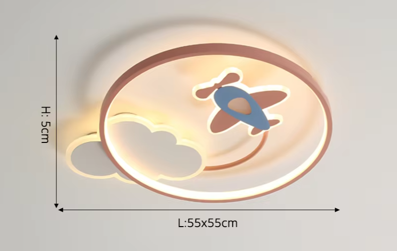 Vortex - LED-Deckenleuchte für Kinderzimmer, dimmbar mit