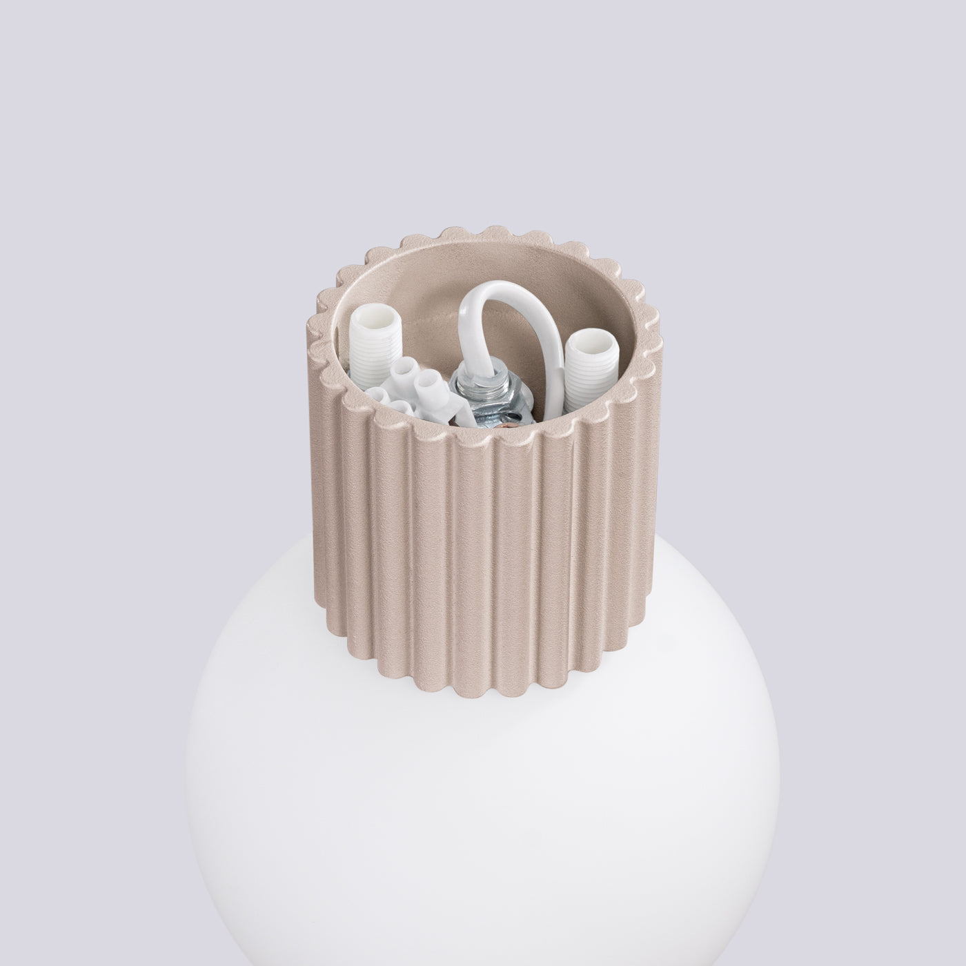 HALO - Wandleuchte in Taupe, IP44