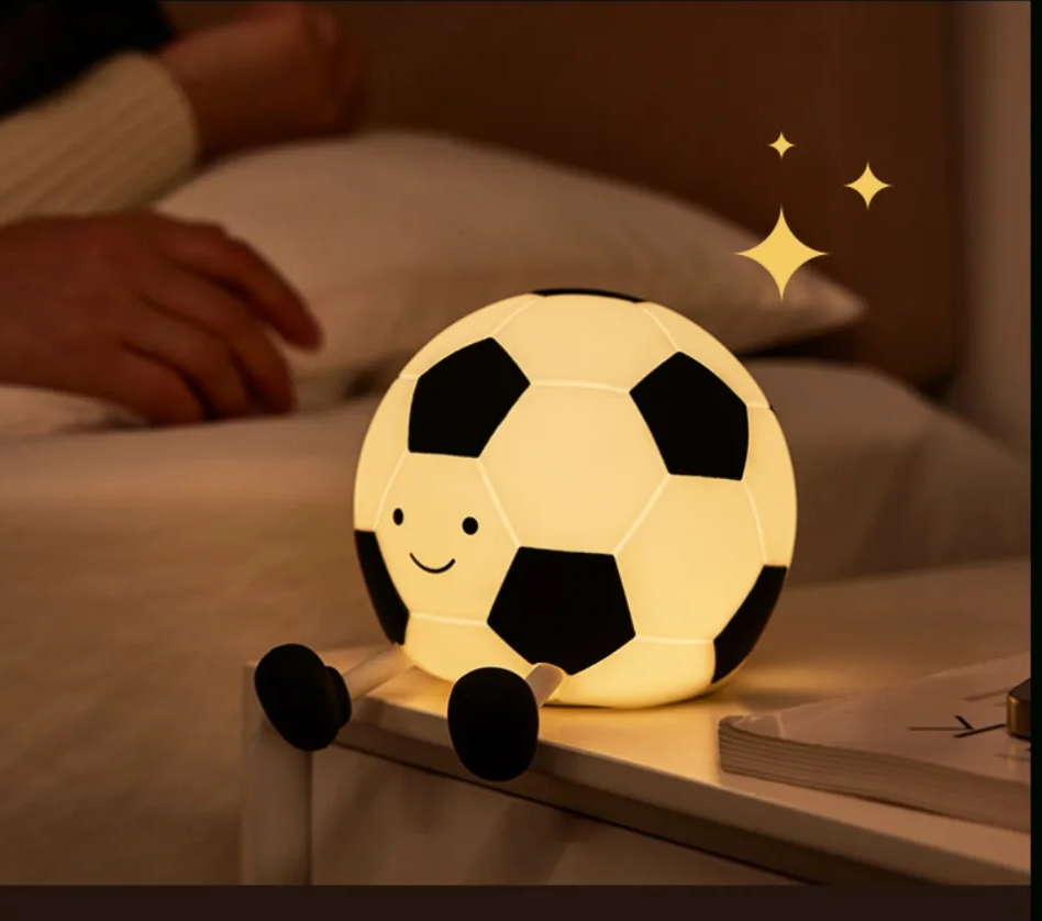 GlowKick - Fußball Nachtlicht aus Silikon, USB