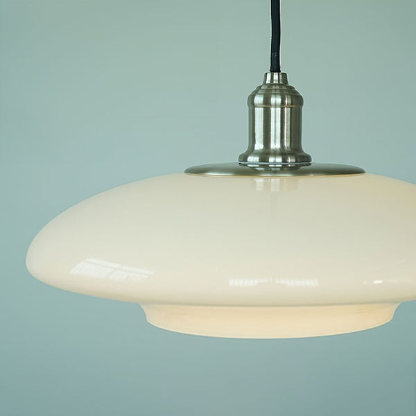 Celira - Moderne Pendelleuchte aus weißem Glas