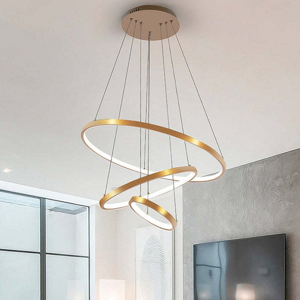 Yumanira - LED-Deckenleuchte mit 3 Ringen