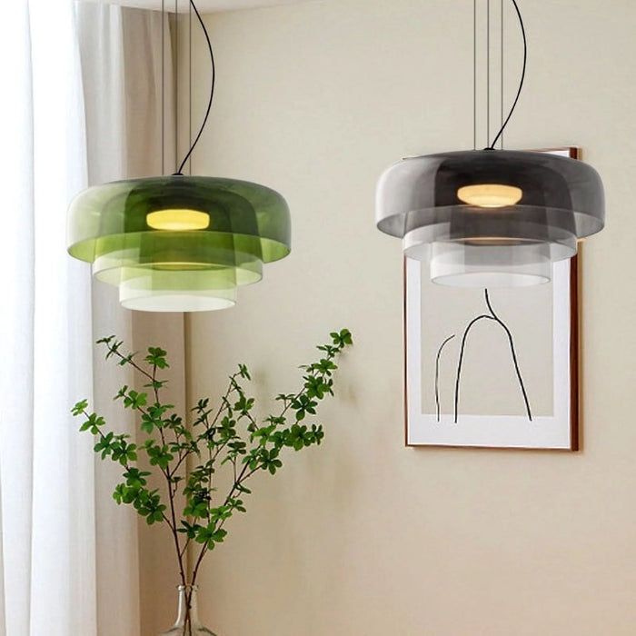 Halona - Vintage-Deckenleuchte aus Glas