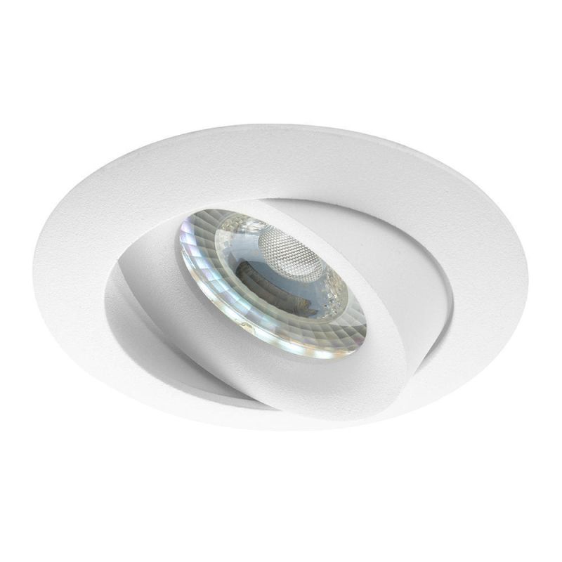 Schwenkbarer - Einbaustrahler Ø82 mm weiß