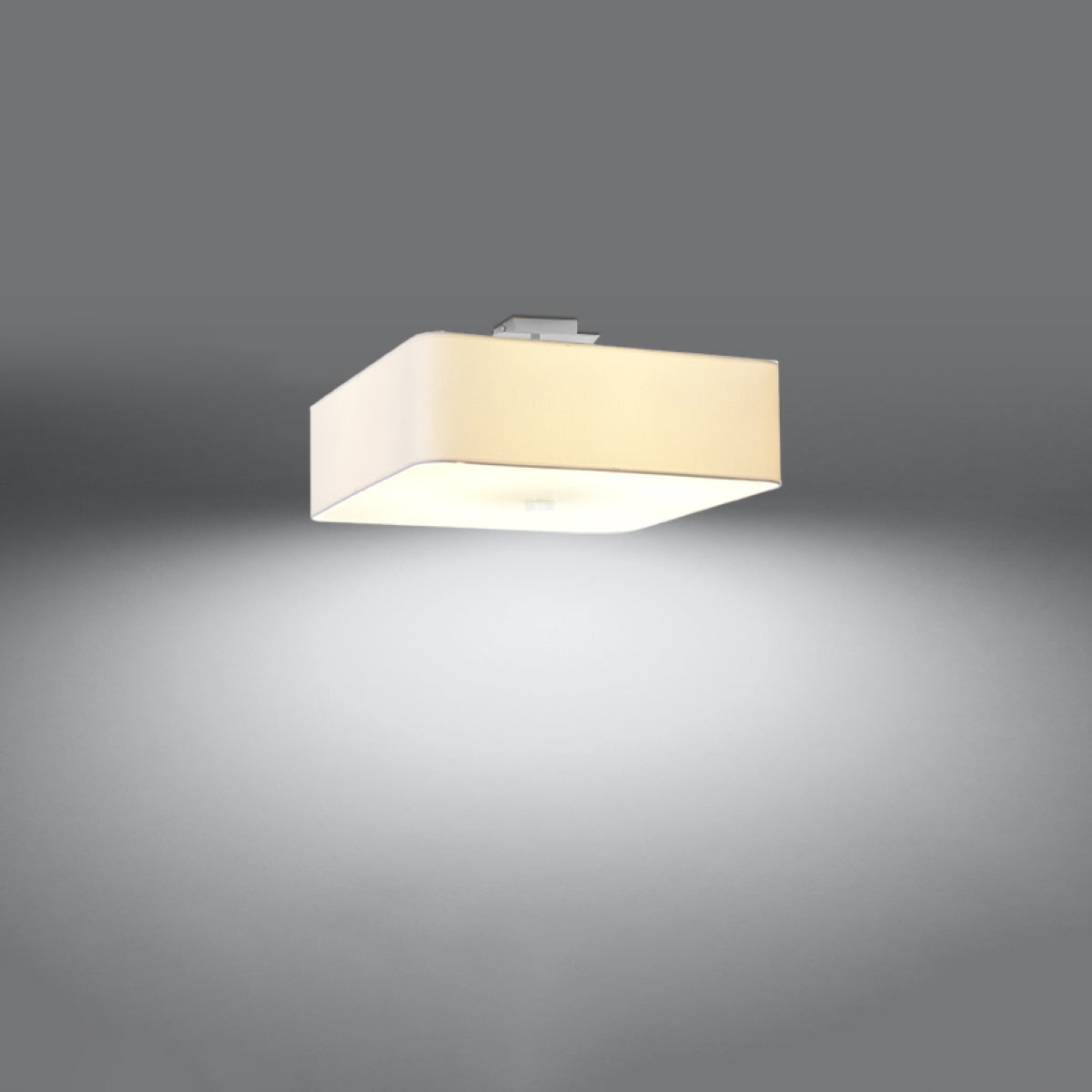 Claria - Deckenleuchte 45 cm, weiß, quadratisch