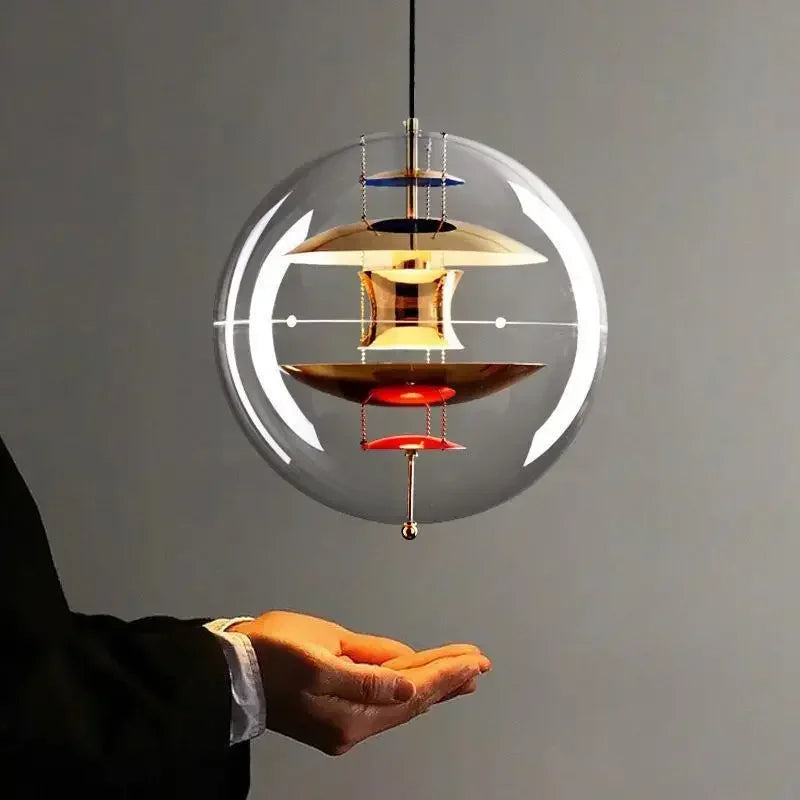 Planeten“ - Pendelleuchte Planeten aus Acryl im nordischen