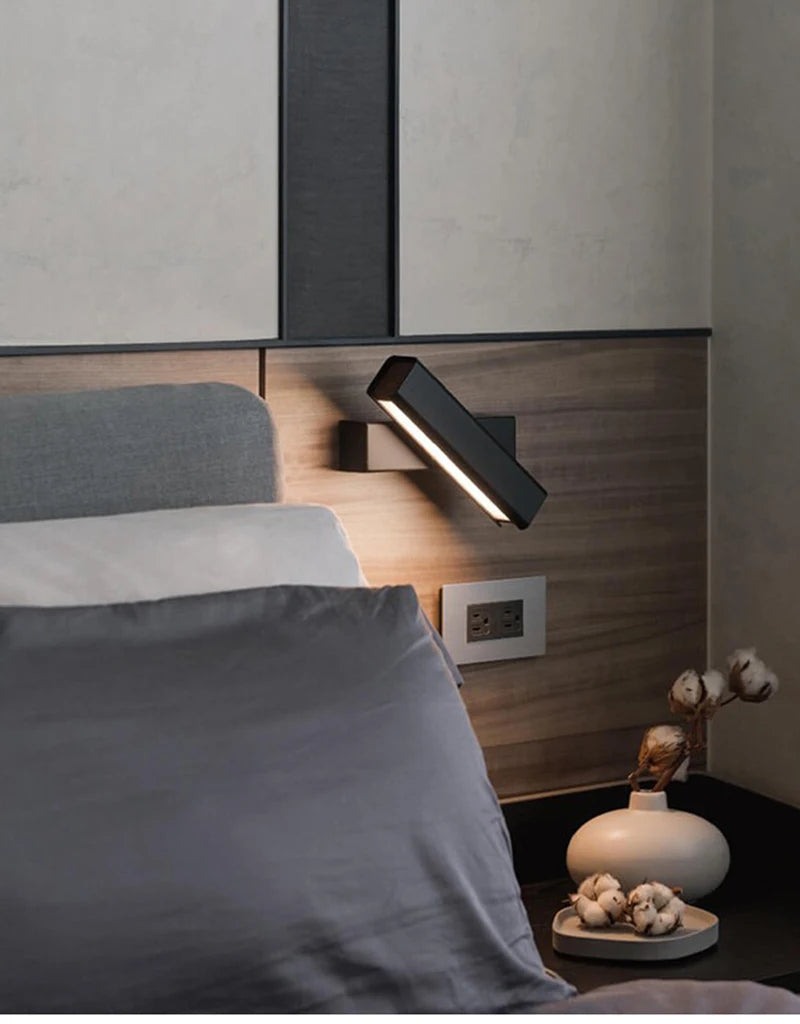 Drehbare - LED-Wandleuchte im skandinavischen Design aus