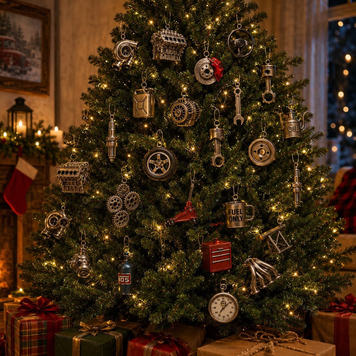 GearCharm - Adventskalender mit 24 Autoteile-Dekorationen